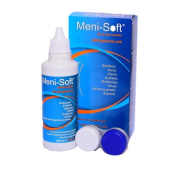 Meni-Soft 100ml Υγρα Φακων Επαφης 